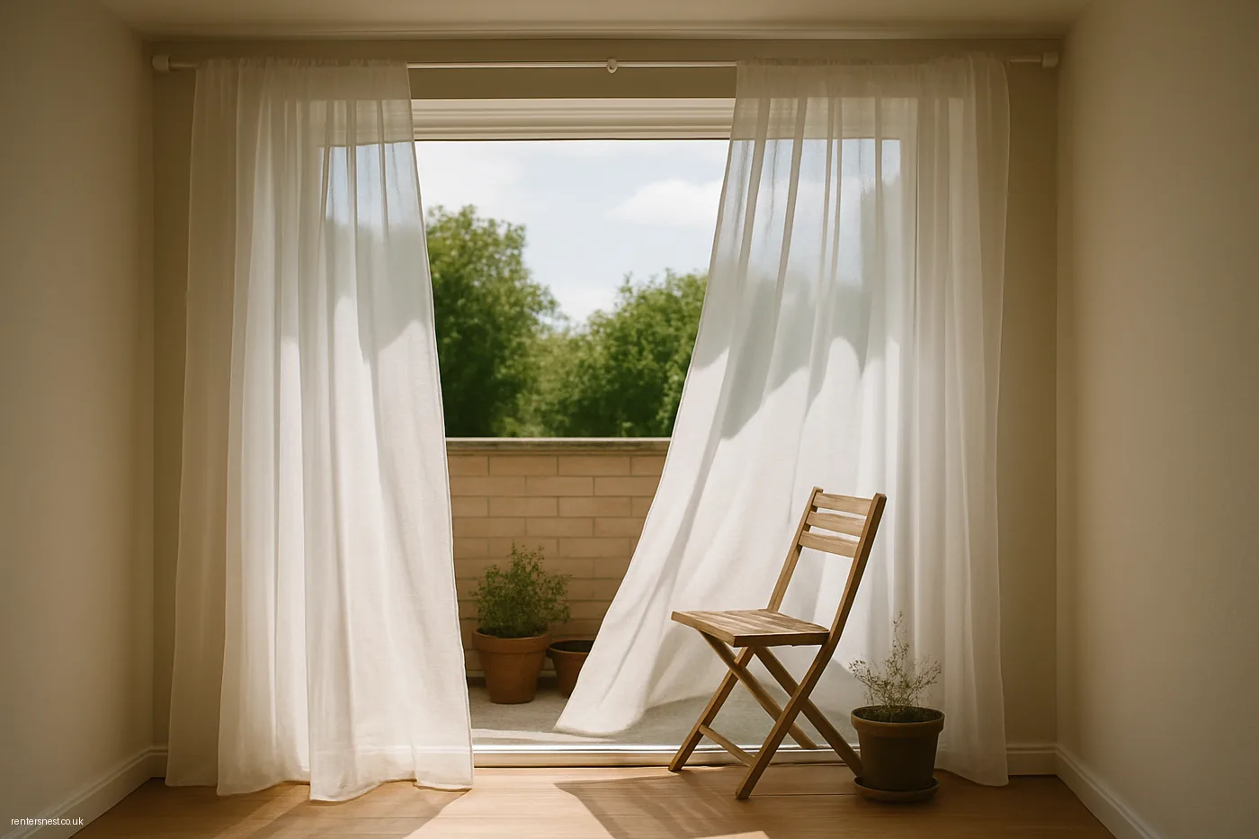 Sheer Outdoor Curtains for Wind and Privacy