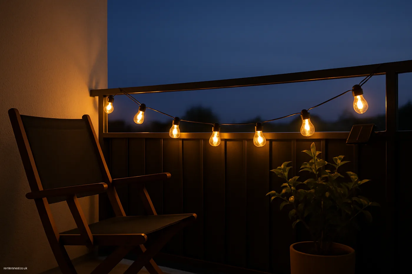 Solar Festoon Lights From IKEA and Dunelm