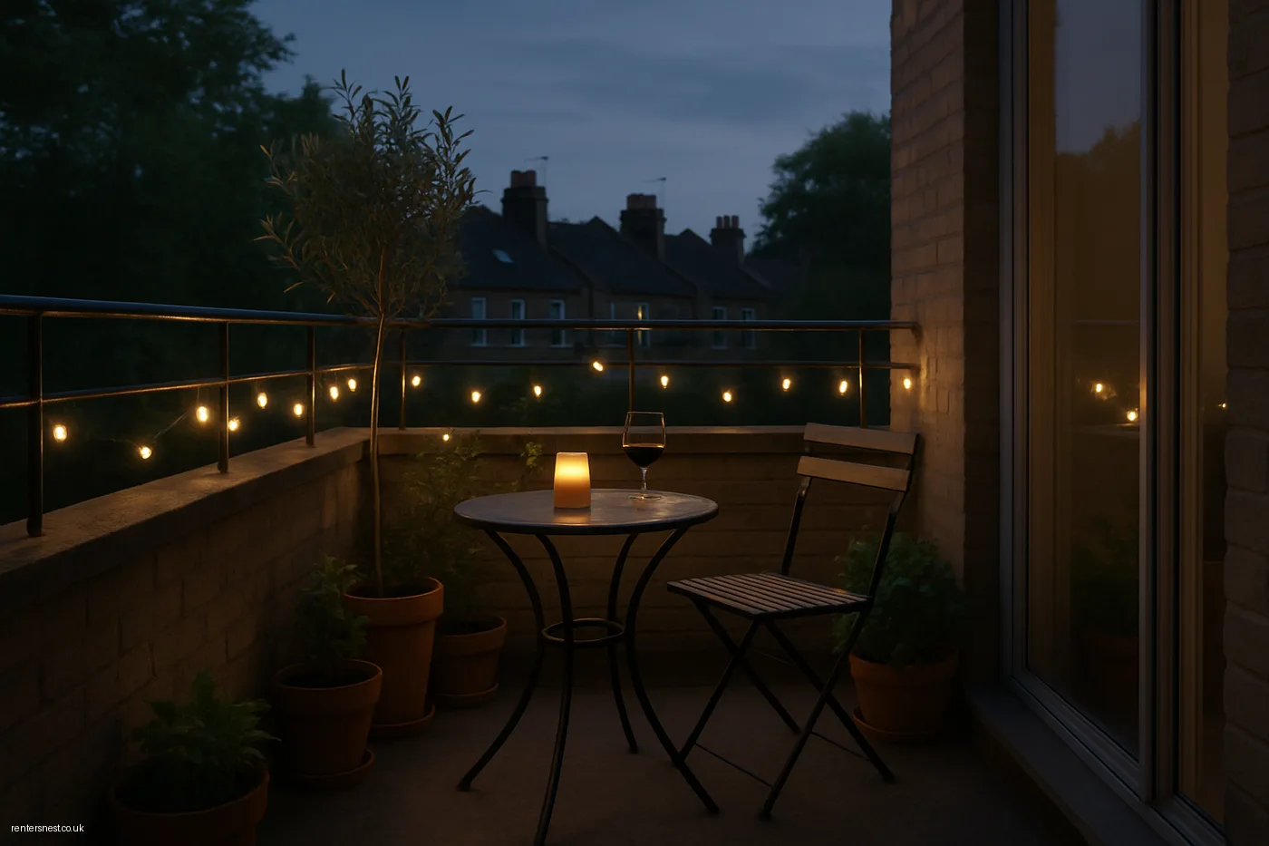Solar-Powered Fairy Lights for Evening Ambience