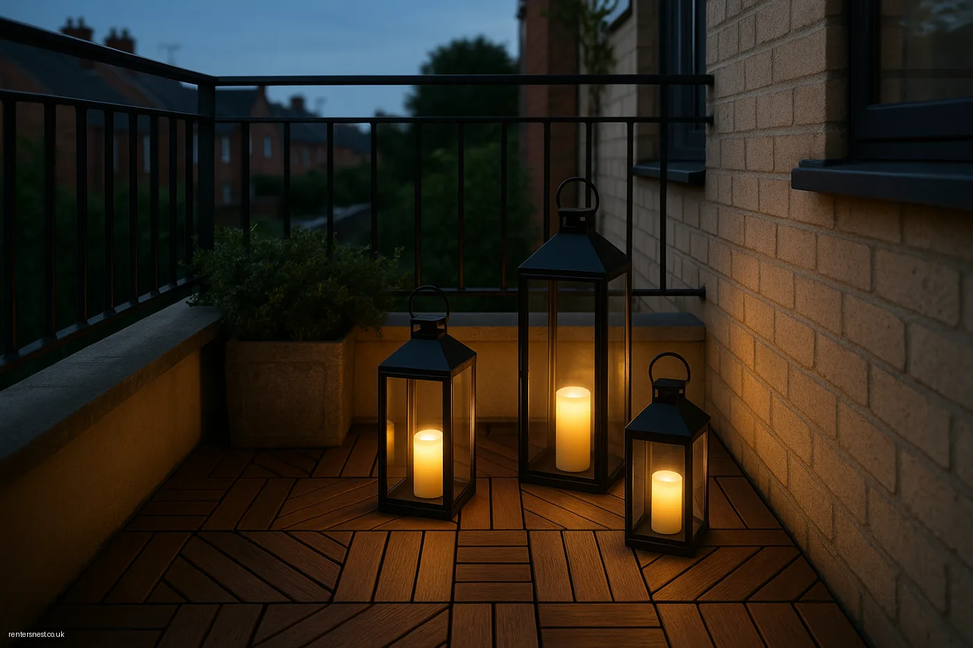 Freestanding Lanterns and Candle Holders
