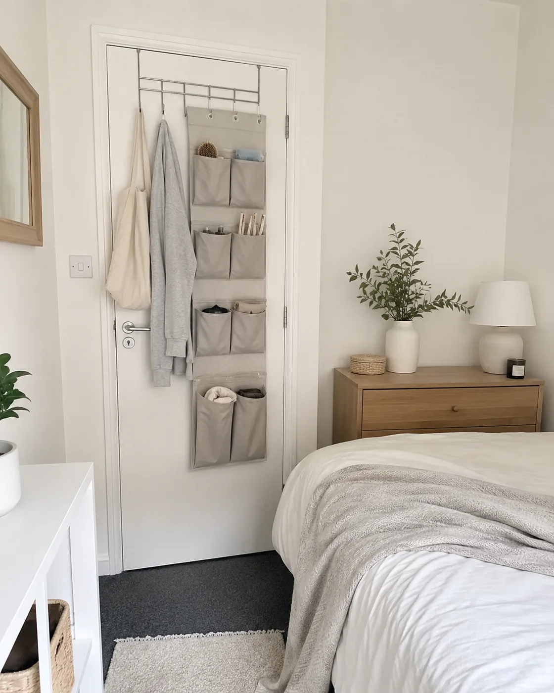 Use an Over-Door Hanging Organiser