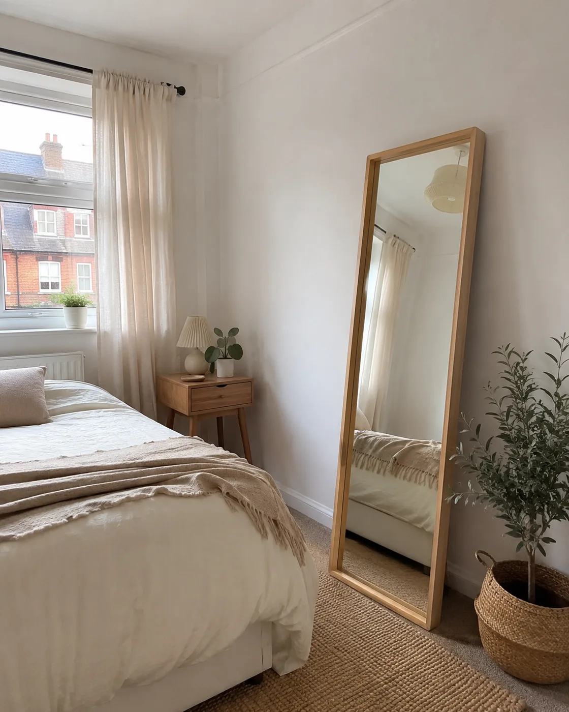 Lean a Full-Length Mirror Against the Wall