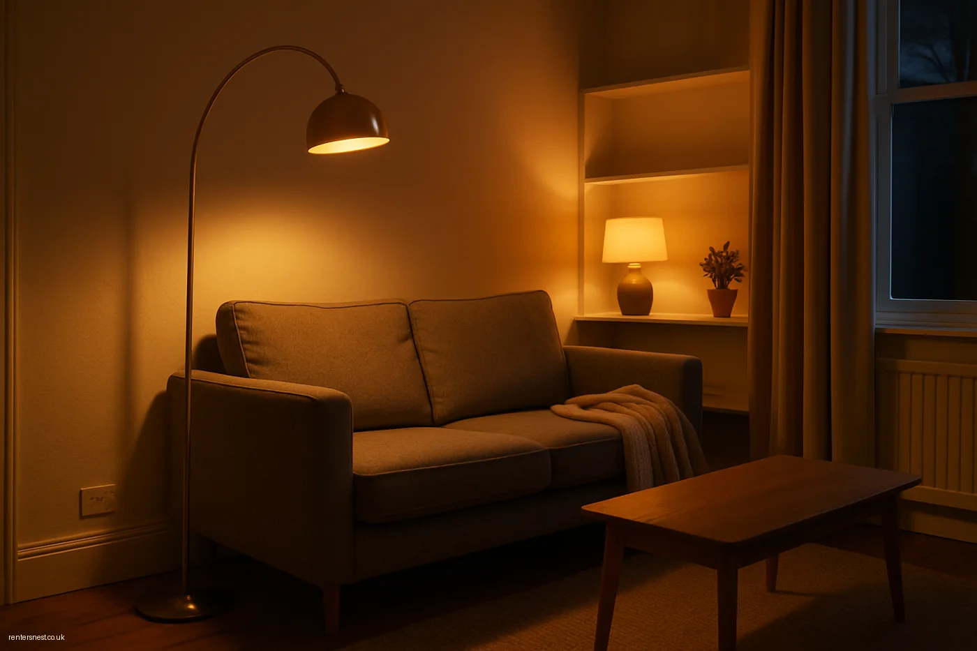 Floor Lamps Instead of Overhead Lighting