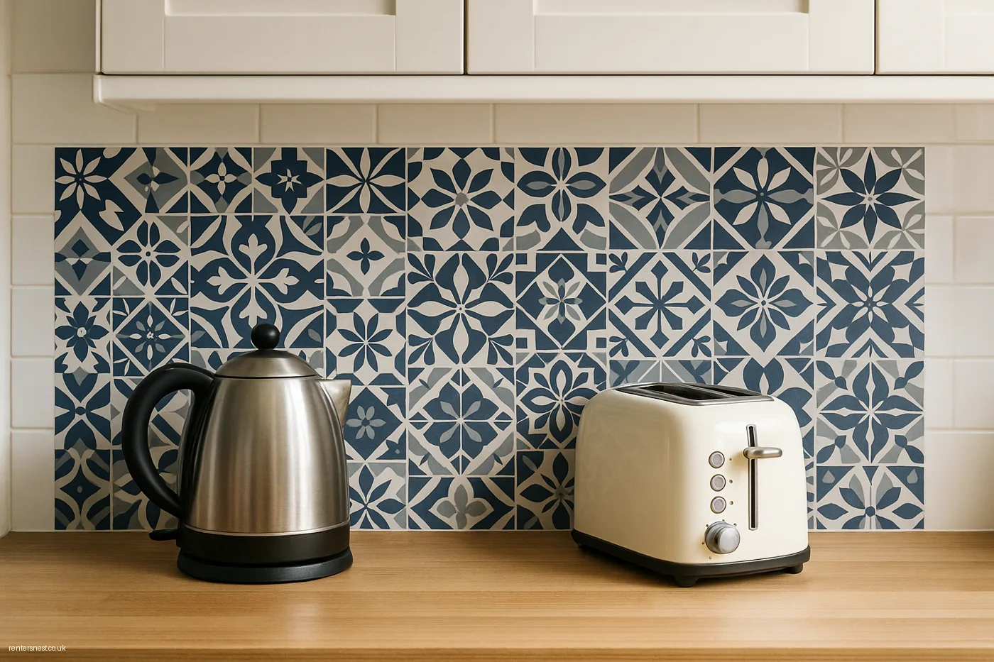 Removable Wallpaper on the Splashback