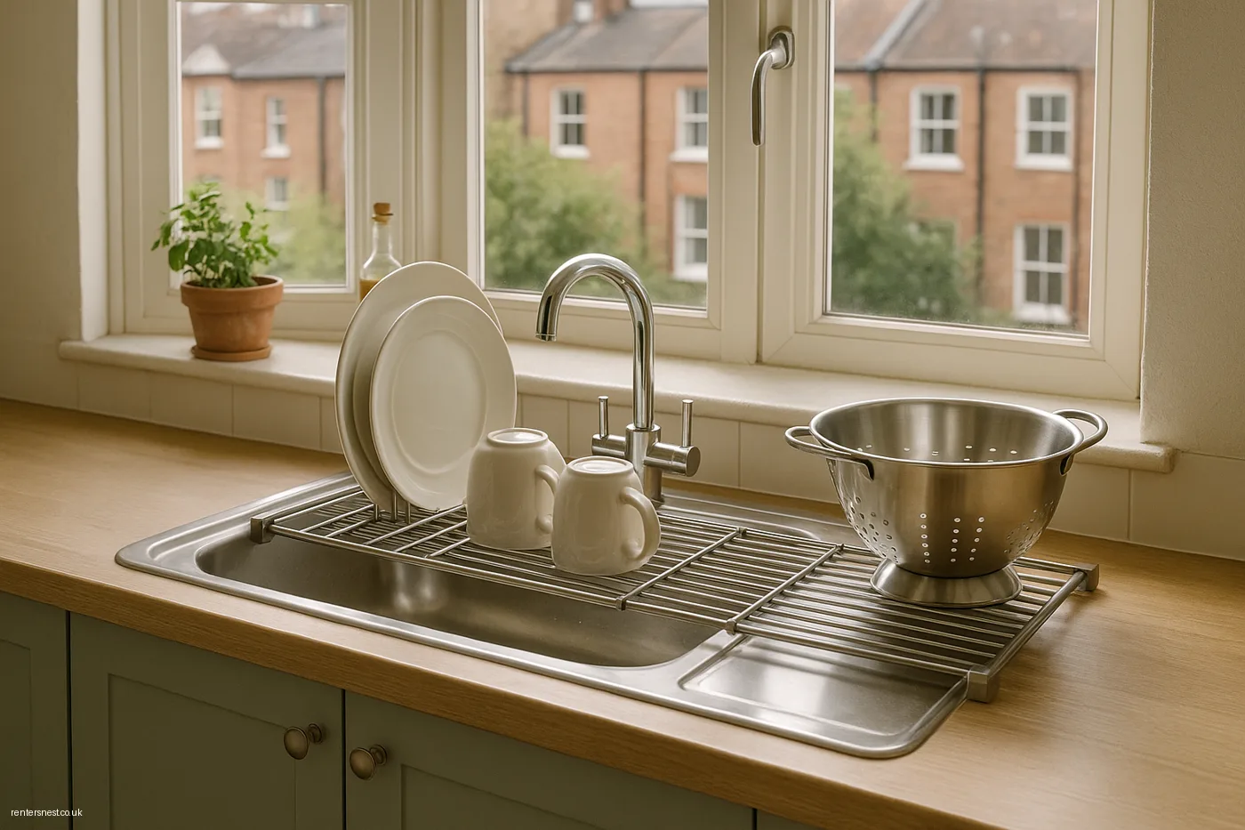 Over-the-Sink Expandable Drying Rack