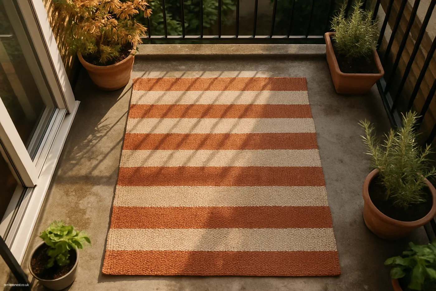 Outdoor Rug to Define the Space