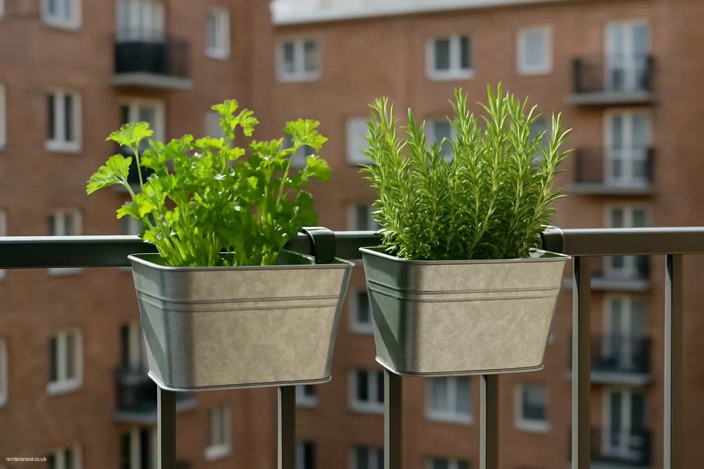 Clip-On Railing Planters for Instant Greenery
