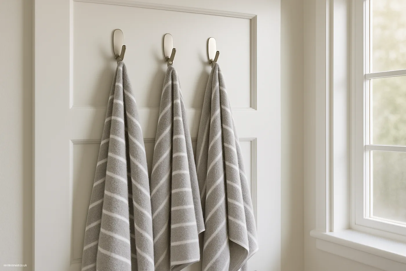 Use Command Hooks for Towel Storage