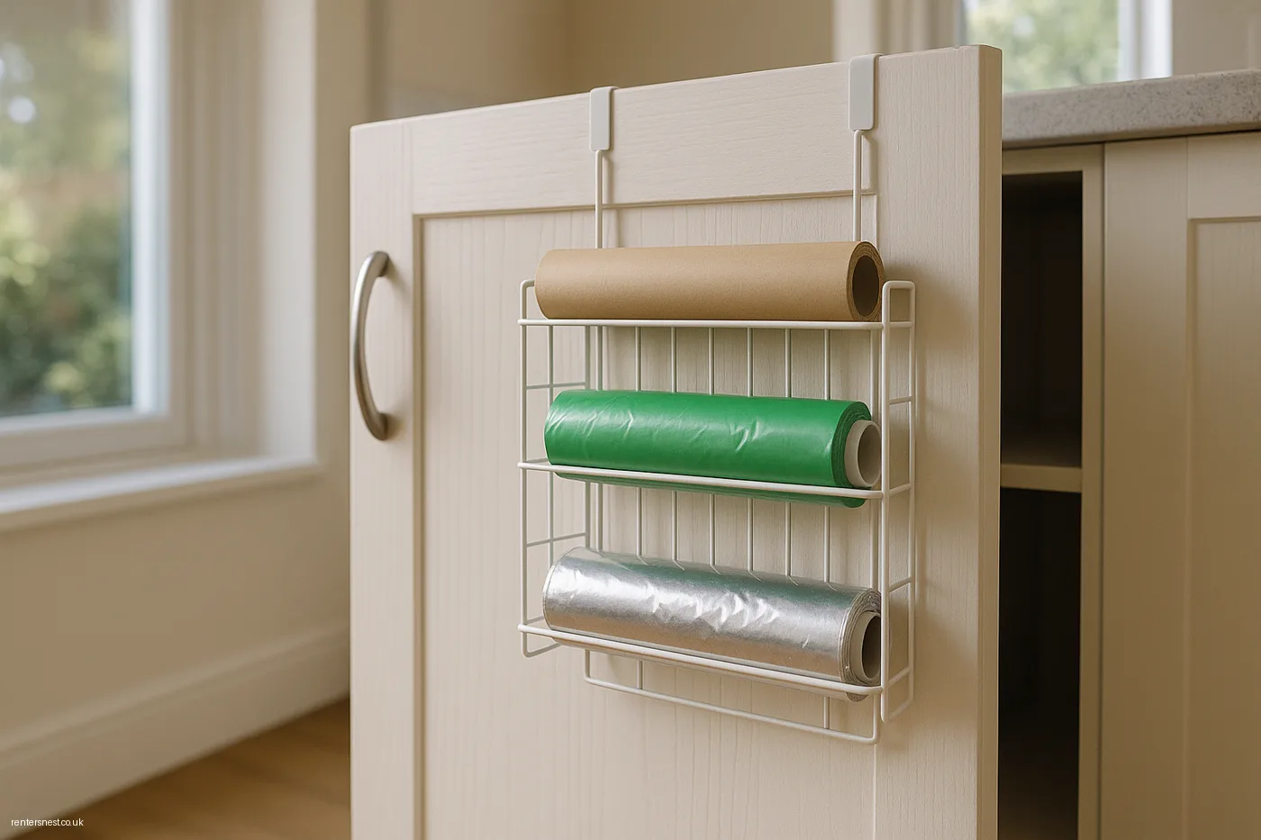 Over-the-Cabinet-Door Organisers for Wasted Space
