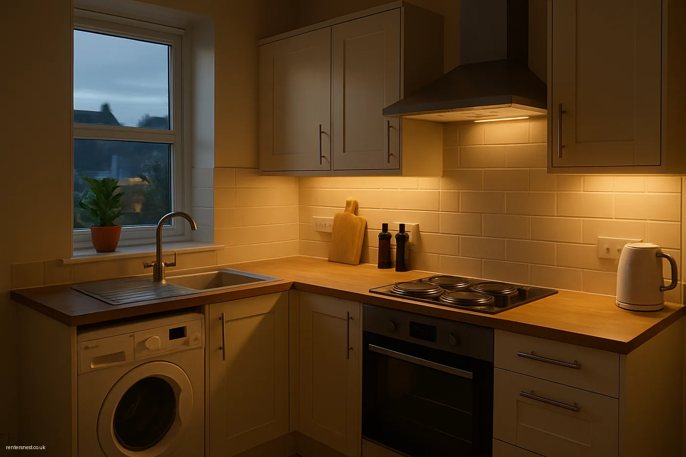 Battery-Powered LED Strip Lights Under Cabinets