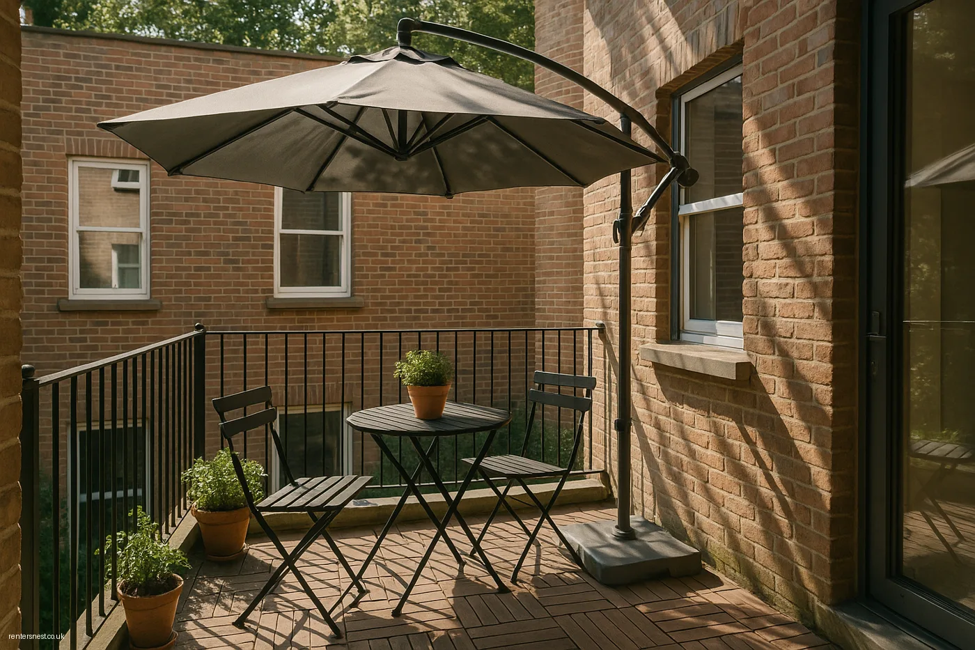 Create Shade with a Freestanding Parasol